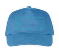 Spreadshirt Casquette Enfant Personnalisable Casquette de Baseball Enfant, Taille Unique, Bleu Paon