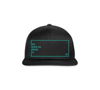 Spreadshirt Casquette Personnalisable avec Photo Et Texte Cap Motif du Choix Casquette Snapback, Taille Unique, Noir/Noir