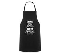 Spreadshirt Ce Mec Est Un Super Cuisinier Tablier, taille unique, noir