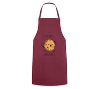Spreadshirt C'est Parti Mon Cookie Slogan Marrant Cadeau De Pâtisserie Tablier Cuisine, taille unique, bordeaux