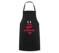 Spreadshirt C'est Qui Le Patron Phrase Drôle Autorité Tablier Cuisine