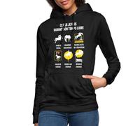Spreadshirt Cheval Équitation Humour Drôle Sweat À Capuche Femme, XL, Noir