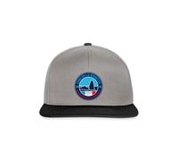 Spreadshirt Cime De La Bonette Alpes 2802 m Alpes-de-Haute-Provence Route des Grandes Alpes Casquette Snapback, Taille Unique, Gris Graphite/Noir
