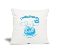 Spreadshirt Cinnamoroll Come Share My Doughnuts! Housse De Coussin Décorative 45 x 45 cm, Taille Unique, Blanc Nature