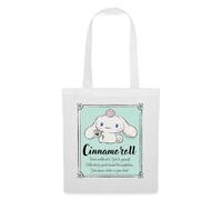 Spreadshirt Cinnamoroll Don't Overthink It. Just Be Yourself Tote Bag, taille unique, blanc
