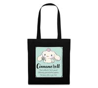 Spreadshirt Cinnamoroll Don't Overthink It. Just Be Yourself Tote Bag, taille unique, noir