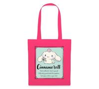 Spreadshirt Cinnamoroll Don't Overthink It. Just Be Yourself Tote Bag, taille unique, rose azalée