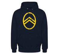 Spreadshirt Citroën Logo Jaune Sweat À Capuche Unisexe, L, Marine