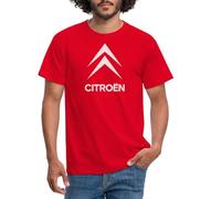 Spreadshirt Citroën Logo T-Shirt Homme, XL, Rouge