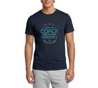 Spreadshirt Coach Formidable Je Gère Idée Cadeau Humour T Shirt Homme, XL, Marine
