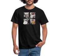 Spreadshirt Collage Photo Personnalisé avec Vos Textes Et Photos Tablier Personnalisé T-Shirt Homme, 4XL, Noir