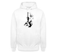 Spreadshirt Corse Ribelle E Clandestinu Cadeau Corsica Sweat À Capuche Unisexe, S, Blanc