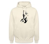 Spreadshirt Corse Ribelle E Clandestinu Cadeau Corsica Sweat À Capuche Unisexe, XL, Vanille