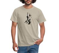 Spreadshirt Corse Ribelle E Clandestinu T Shirt Homme, XL, Beige Sable