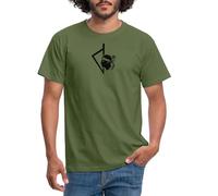 Spreadshirt Corsica Tête De Maure Corse Région Patrie T-Shirt Homme, 3XL, Vert Militaire