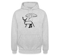 Spreadshirt Coucou Petite Perruche Sweat À Capuche Unisexe, M, Gris Clair chiné