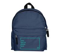Spreadshirt Créez Votre Sac à Dos Enfant Personnalisé avec Texte ou Photo Imprimée Sac À Dos Enfant, taille unique, bleu marine