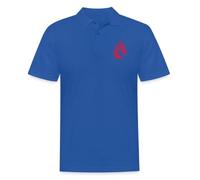Spreadshirt Cœur Vendéen Vendée Polo Homme, M, Bleu Royal