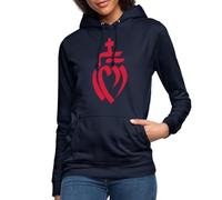Spreadshirt Cœur Vendéen Vendée Sweat À Capuche Femme, S, Marine