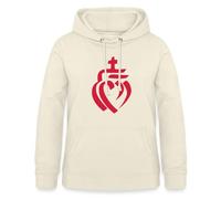 Spreadshirt Cœur Vendéen Vendée Sweat À Capuche Femme, XL, Vanille
