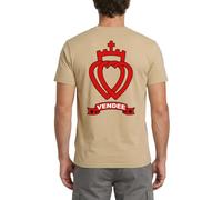Spreadshirt Cœur Vendéen Vendée Symbole Cadeau Vendéen T Shirt Homme