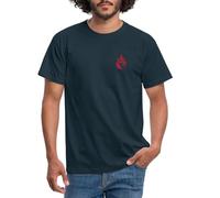 Spreadshirt Cœur Vendéen Vendée T Shirt Homme, L, Marine