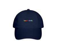 Spreadshirt Daddy Cool Cadeau Papa Fête des Pères Casquette Classique, Taille Unique, Bleu/Bleu