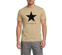 Spreadshirt David Bowie Blackstar Album Cover T Shirt Homme, L, Beige Sable