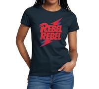 Spreadshirt David Bowie Rebel Rebel avec Flash T Shirt Femme
