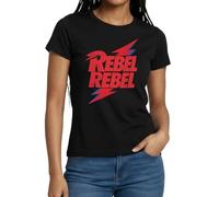 Spreadshirt David Bowie Rebel Rebel avec Flash T Shirt Femme