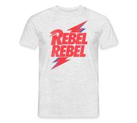 Spreadshirt David Bowie Rebel Rebel avec Flash T Shirt Homme