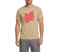 Spreadshirt David Bowie Rebel Rebel avec Flash T Shirt Homme