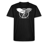 Spreadshirt DC Comics Batman Homme De Vitruve T Shirt Homme Premium, L, Noir