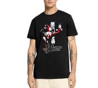 Spreadshirt DC Comics Batman Joker Et Harley Quinn T Shirt Homme Premium, XL, Noir