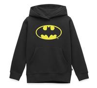 Spreadshirt DC Comics Batman Logo en Or Sweat À Capuche Enfant Premium, 122/128 (6 Ans), Noir