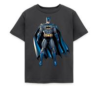 Spreadshirt DC Comics Batman Pose Licence Officielle T Shirt Enfant, 110/116 (5-6 Ans), Charbon