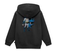 Spreadshirt DC Comics Batman Rétro Armé Pose Sweat À Capuche Enfant Premium, 122/128 (6 Ans), Noir