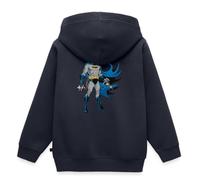 Spreadshirt DC Comics Batman Rétro Armé Pose Sweat À Capuche Enfant Premium, 134/140 (8 Ans), Bleu Marine