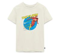 Spreadshirt DC Comics Ligue De Justice D'Amérique The Flash T Shirt Enfant Premium, 98/104 (2 Ans), Blanc cassé