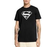 Spreadshirt DC Comics Originals Superman Logo T Shirt Homme Premium, 5XL, Noir