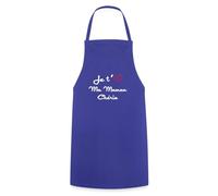 Spreadshirt Déclaration Je T'Aime Ma Maman Chérie Tablier Cuisine, taille unique, bleu royal