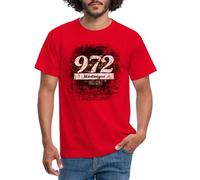 Spreadshirt Département 972 La Martinique Région d'Outre-Mer T-Shirt Homme, M, Rouge