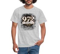 Spreadshirt Département 972 La Martinique Région d'Outre-Mer T-Shirt Homme, XXL, Gris chiné