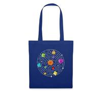 Spreadshirt Dés Polyédriques Mathématiques Sciences Cadeau Geek Tote Bag, taille unique, bleu royal