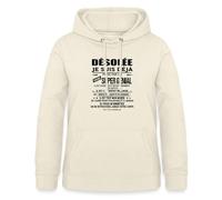 Spreadshirt Désolée Je suis Déjà Prise par Un Gars Super Génial Cadeau Saint-Valentin Sweat À Capuche Femme, XXL, Vanille
