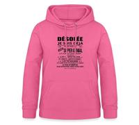 Spreadshirt Désolée Je suis Déjà Prise par Un Gars Super Génial Cadeau Saint-Valentin Sweat À Capuche Femme, M, Rose