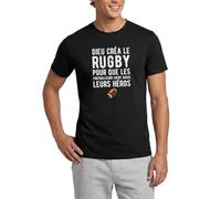 Spreadshirt Dieu Créa Le Rugby T Shirt Homme
