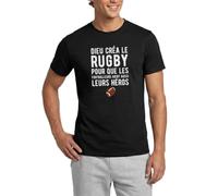 Spreadshirt Dieu Créa Le Rugby T Shirt Homme