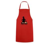 Spreadshirt DJ Crêpes Party Tablier Cuisine, taille unique, rouge