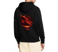 Spreadshirt Donjons & Dragons/Dungeons & Dragons/Dragon Backprint Veste À Capuche Homme Premium, XXL, Noir
